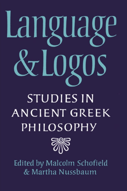 Book cover of: Language and Logos