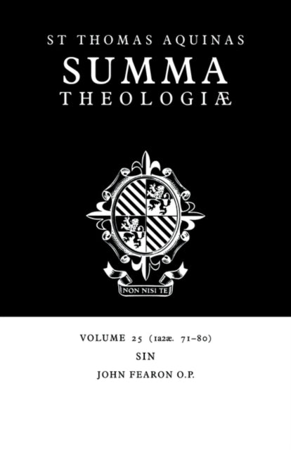 Summa Theologiae: Volume 25, Sin