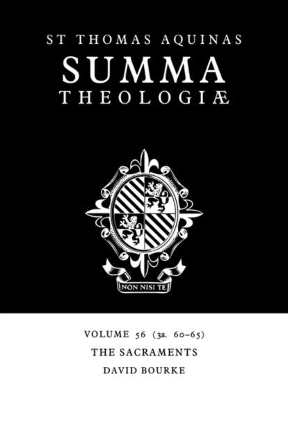Book cover of: Summa Theologiae: Volume 56, The Sacraments. By: Thomas Aquinas