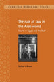 Book cover of: Rule of Law in the Arab World. By: Nathan J. Brown