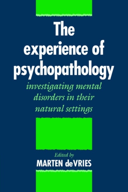 Book cover of: Experience of Psychopathology