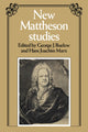 Book cover of: New Mattheson Studies