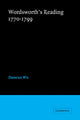 Book cover of: Wordsworth's Reading 1770–1799. By: Duncan Wu