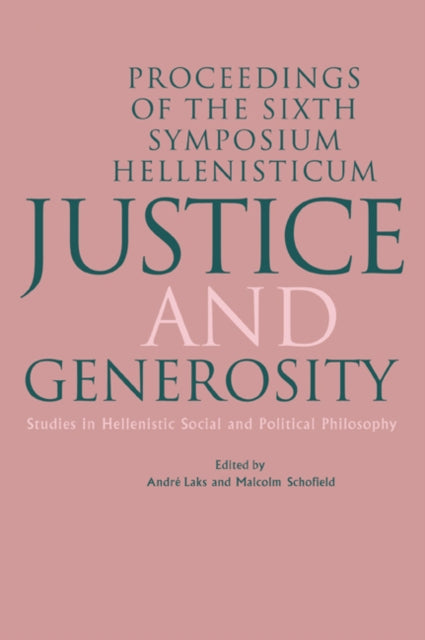 Book cover of: Justice and Generosity