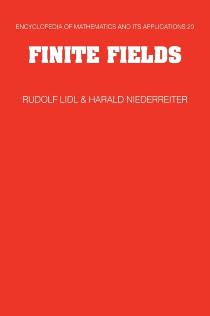 Book cover of: Finite Fields. By: Rudolf Lidl