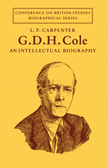 Book cover of: G. D. H. Cole. By: L. P. Carpenter