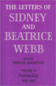 Book cover of: Letters of Sidney and Beatrice Webb: Volume 2, Partnership 1892–1912. By: Martin Webb