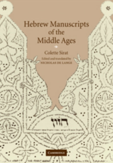 Book cover of: Hebrew Manuscripts of the Middle Ages. By: Colette Sirat