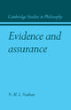 Book cover of: Evidence and Assurance. By: N. M. L. Nathan