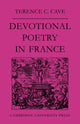 Book cover of: Devotional Poetry in France c.1570–1613