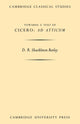 Book cover of: Towards a Text of Cicero 'Ad Atticum'. By: David R. Shackleton Bailey