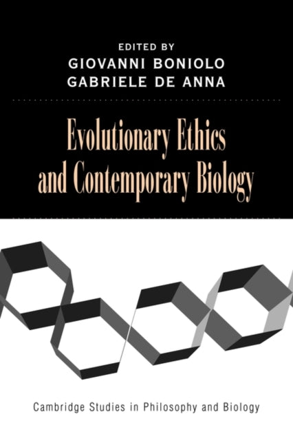 Book cover of: Evolutionary Ethics and Contemporary Biology. By: Giovanni Boniolo