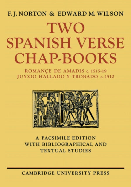 Book cover of: Two Spanish Verse Chap-Books. By: F. J. Norton