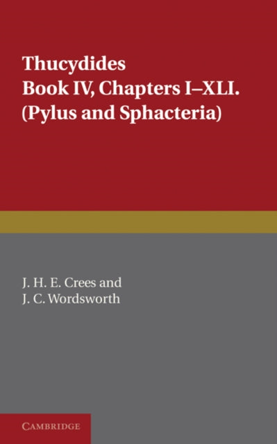 Book cover of: Thucydides Book IV. By: Thucydides