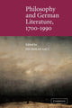 Book cover of: Philosophy and German Literature, 1700–1990. By: Nicholas Saul