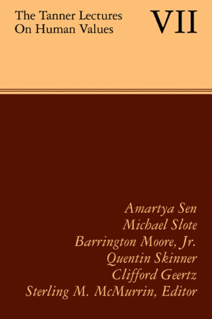Book cover of: Tanner Lectures on Human Values. By: Sterling M. McMurrin