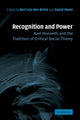 Book cover of: Recognition and Power. By: Bert van den Brink