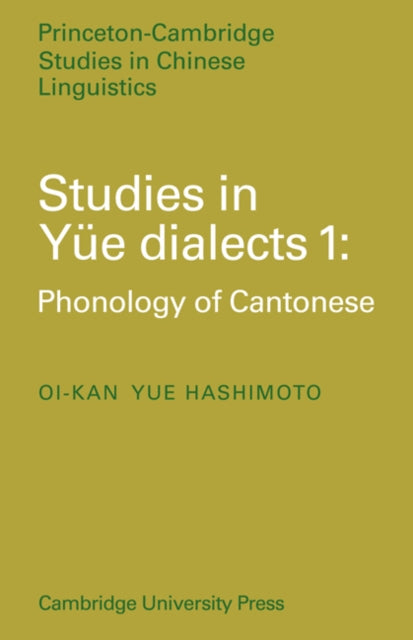 Studies in Yue Dialects 1