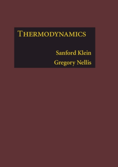 Book cover of: Thermodynamics. By: Sanford A. Klein