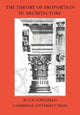 Book cover of: Theory of Proportion in Architecture. By: P. H. Scholfield