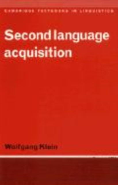 Book cover of: Second Language Acquisition