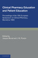 Book cover of: Clinical Pharmacy and Patient Education. By: J. W. Poston