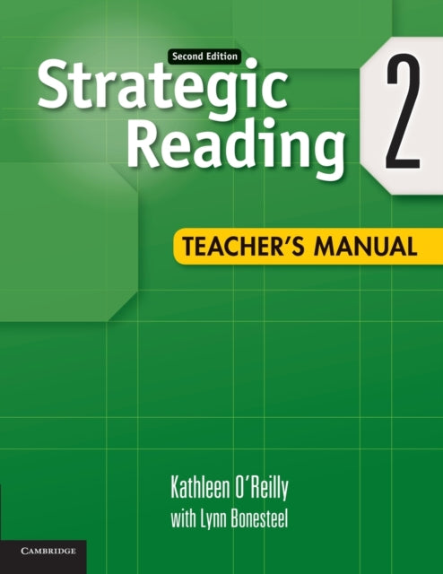 Book cover of: Strategic Reading Level 2 Teacher's Manual. By: Kathleen O'Reilly