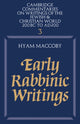 Book cover of: Early Rabbinic Writings