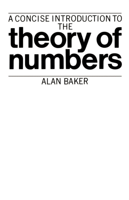 Book cover of: Concise Introduction to the Theory of Numbers