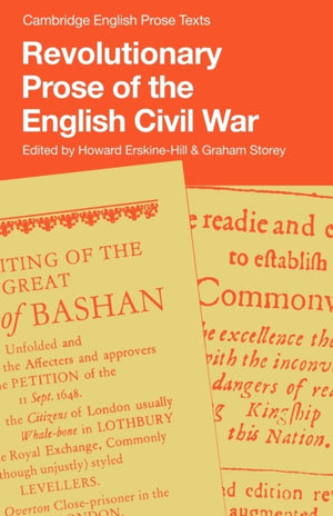 Revolutionary Prose of the English Civil War