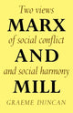 Book cover of: Marx and Mill. By: Graeme Duncan