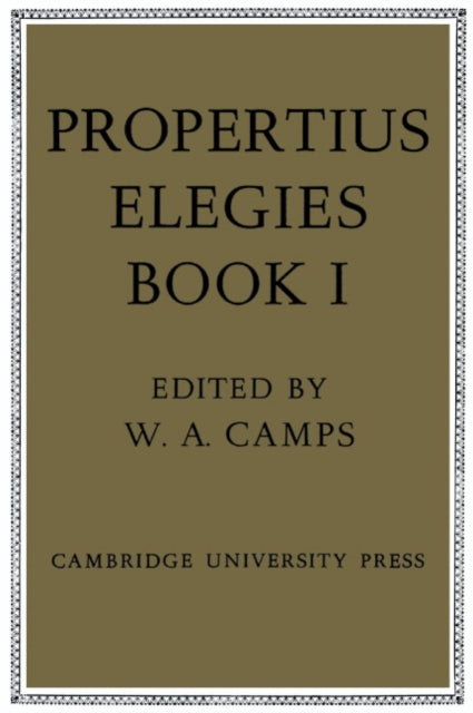 Propertius: Elegies