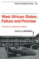 Book cover of: West African States: Failure and Promise. By: John Dunn