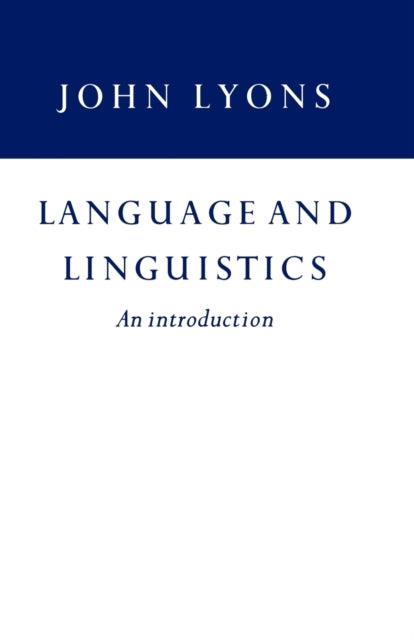 Language and Linguistics