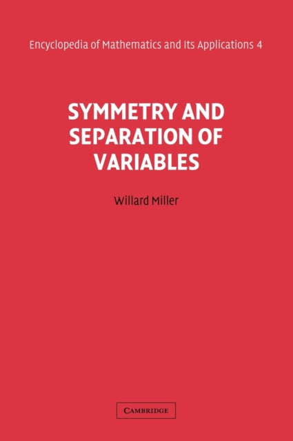 Book cover of: Symmetry and Separation of Variables