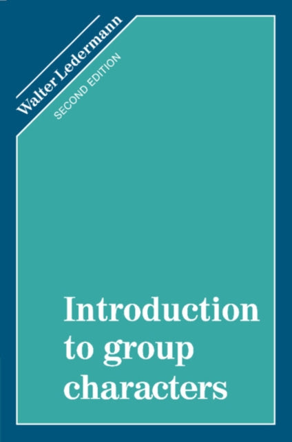 Book cover of: Introduction to Group Characters