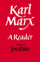 Book cover of: Karl Marx. By: Jon Elster