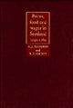 Book cover of: Prices, Food and Wages in Scotland, 1550–1780
