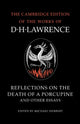 Book cover of: Reflections on the Death of a Porcupine and Other Essays