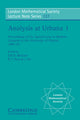 Book cover of: Analysis at Urbana: Volume 1, Analysis in Function Spaces