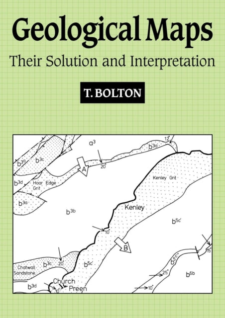 Book cover of: Geological Maps. By: T. Bolton
