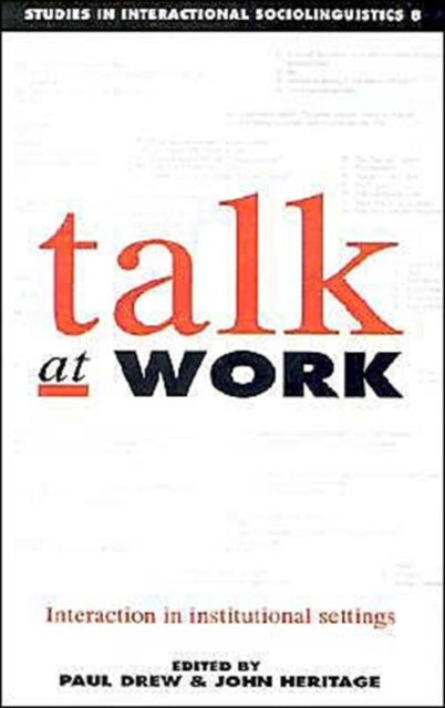 Talk at Work