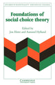 Book cover of: Foundations of Social Choice Theory. By: Elster