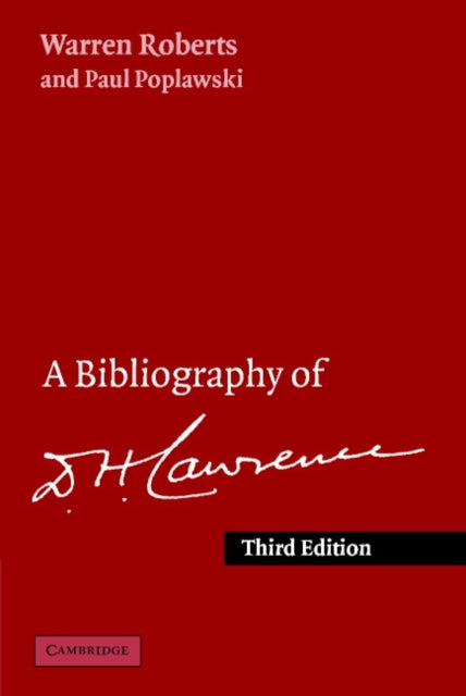 A Bibliography of D. H. Lawrence