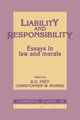 Book cover of: Liability and Responsibility
