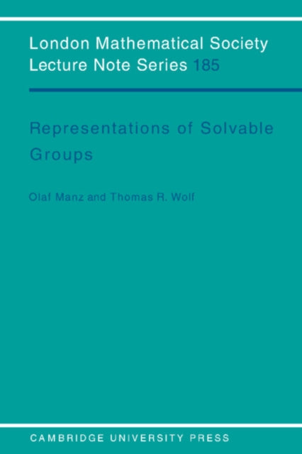 Book cover of: Representations of Solvable Groups