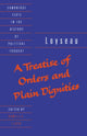 Book cover of: Treatise of Orders and Plain Dignities