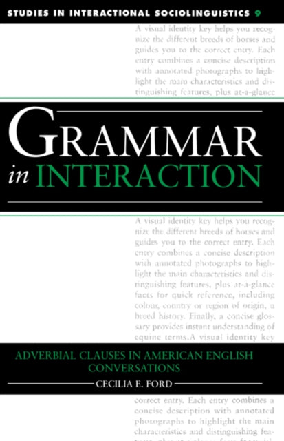 Book cover of: Grammar in Interaction