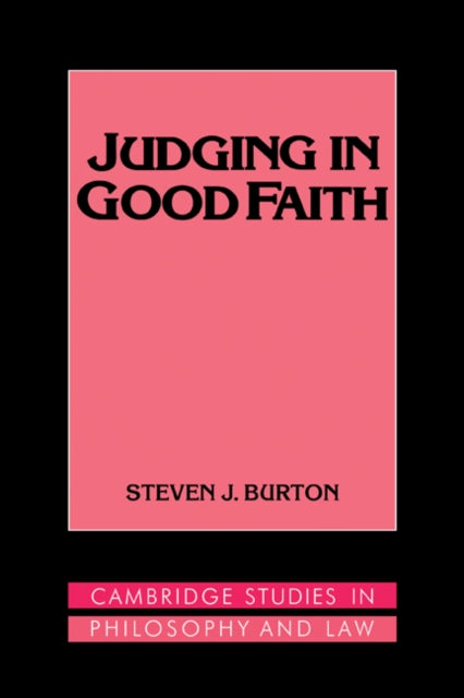 Judging in Good Faith