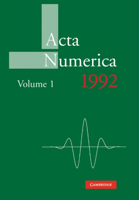 Book cover of: Acta Numerica 1992: Volume 1